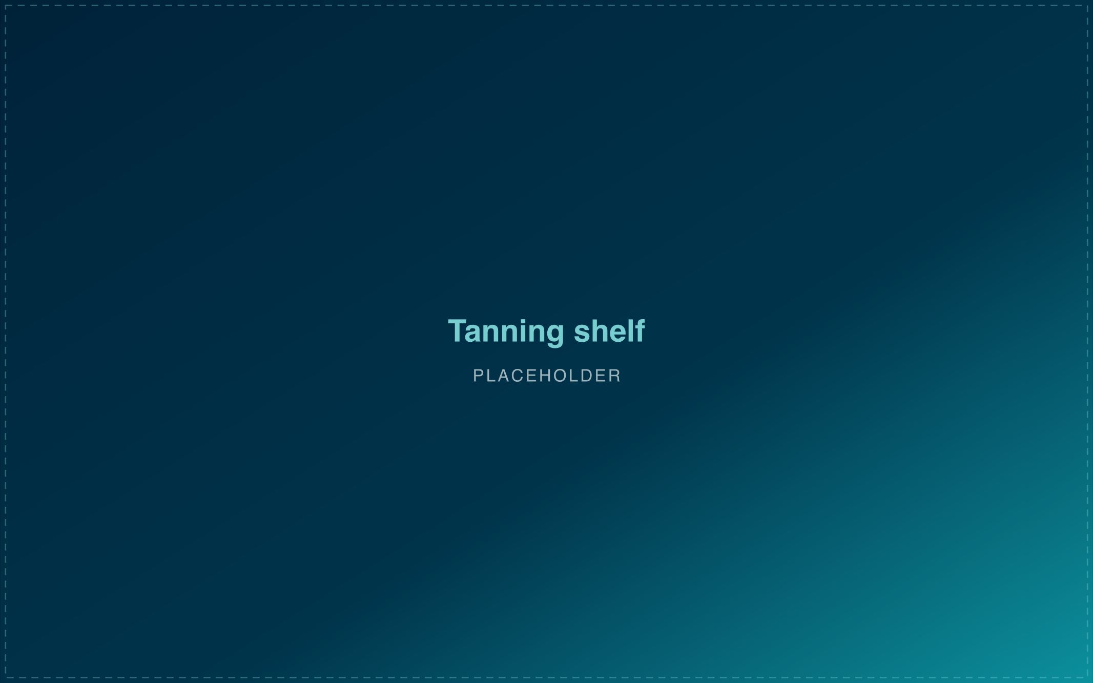Tanning shelf and limestone deck in use — Dripping Springs, TX