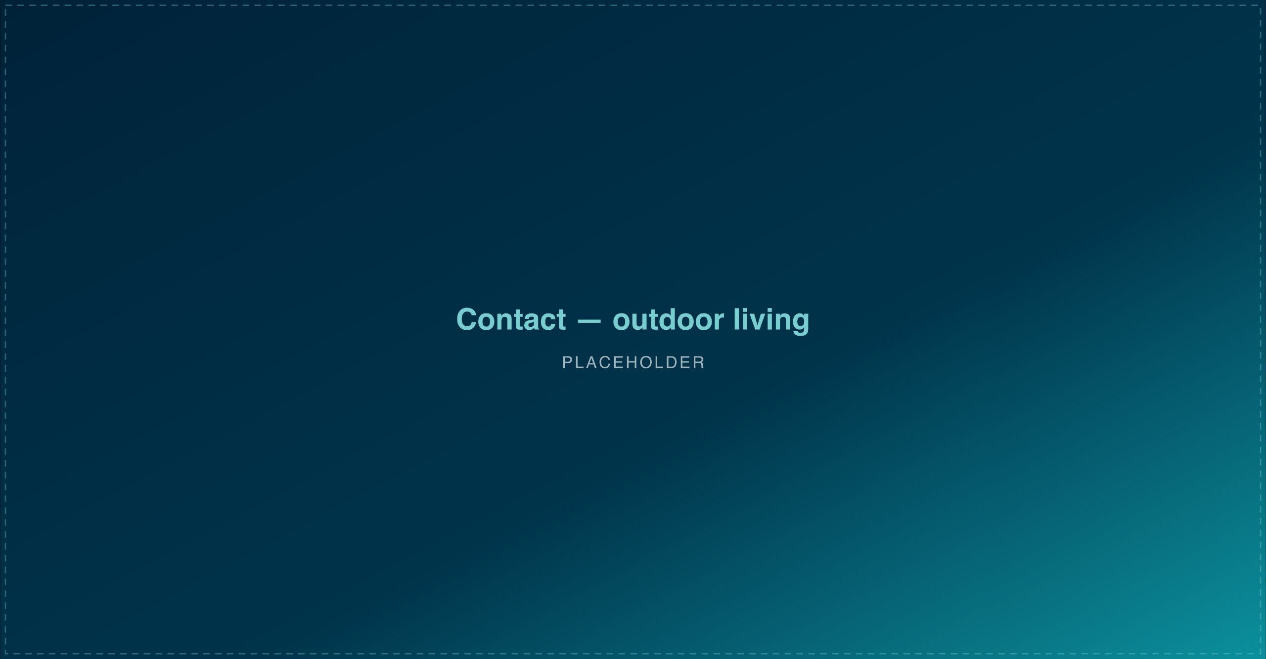 Outdoor living and pool consultation placeholder