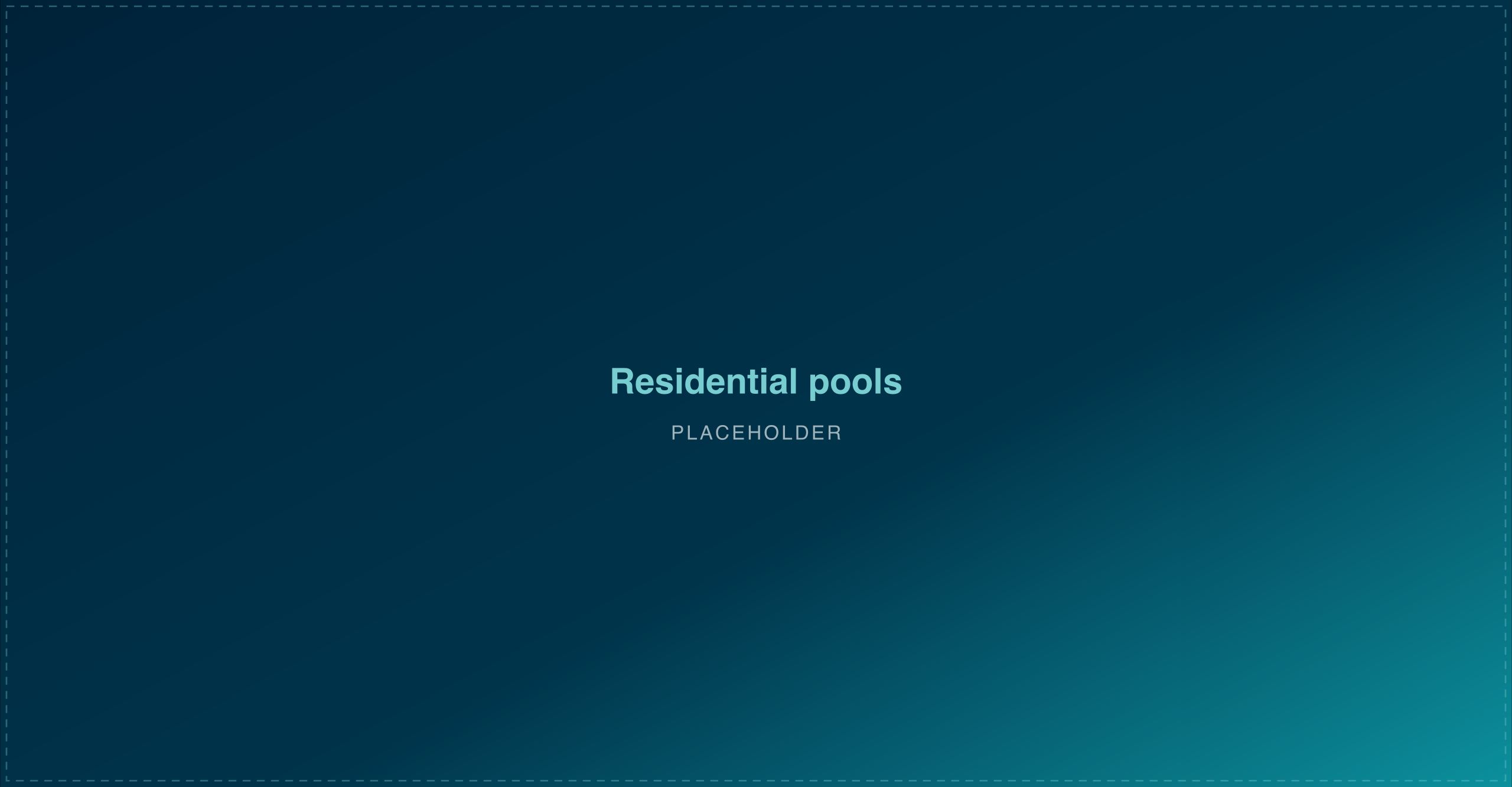 Fictional residential pool and spa